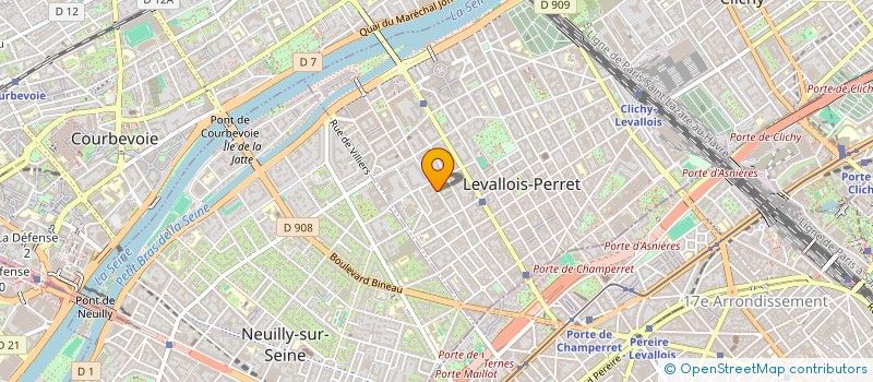 localisation de l'entreprise RAMY à LEVALLOIS-PERRET