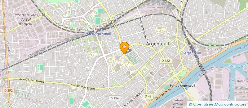 localisation de l'entreprise RAMZAPHONE à ARGENTEUIL