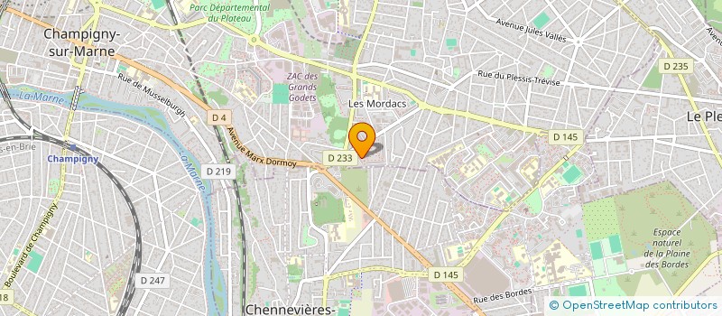 localisation de l'entreprise RAN DRIVE à CHAMPIGNY-SUR-MARNE