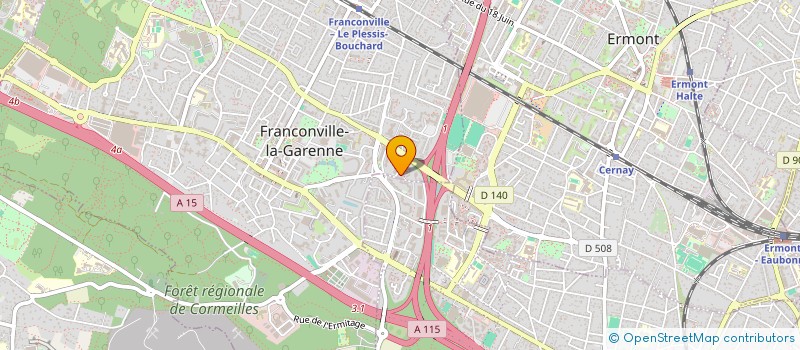 localisation de l'entreprise RAN GROUPE  FRANCONVILLE LA GARENNE