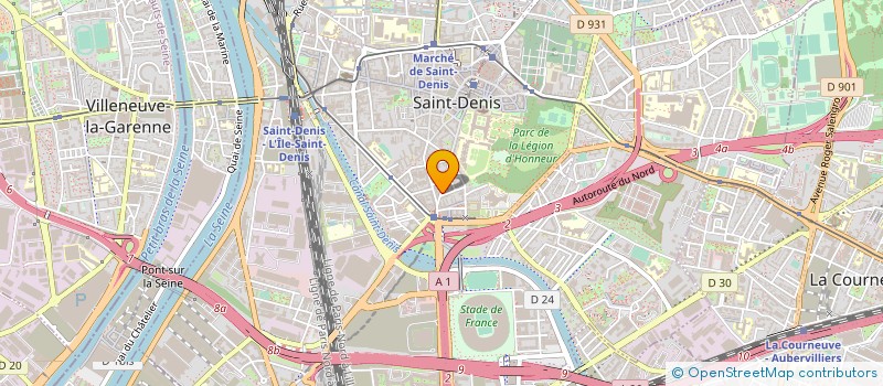 localisation de l'entreprise RANA à SAINT-DENIS