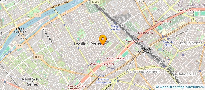 localisation de l'entreprise RANA à LEVALLOIS-PERRET