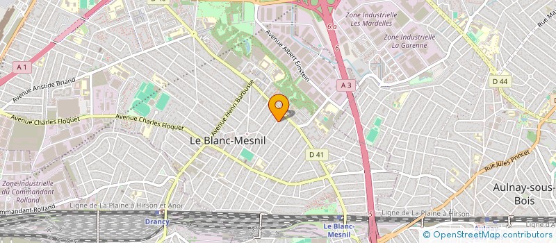 localisation de l'entreprise RANA  LE BLANC-MESNIL