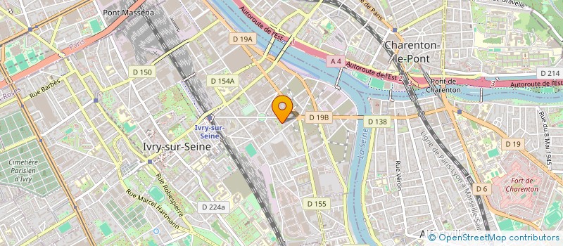 localisation de l'entreprise RANA ASSOCIATION  IVRY-SUR-SEINE