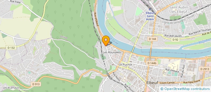 localisation de l'entreprise RANA BATIMENT  ELBEUF