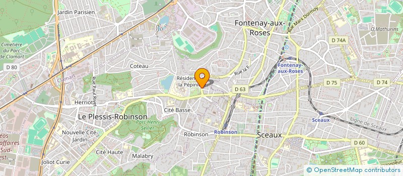 localisation de l'entreprise RANA PROPERTIES à LE PLESSIS-ROBINSON