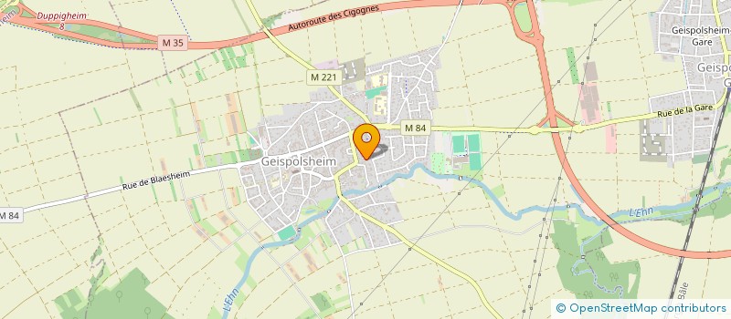 localisation de l'entreprise RANAIVOSON à GEISPOLSHEIM