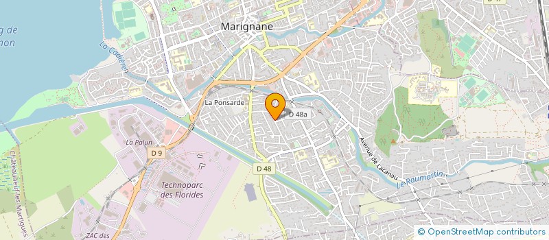 localisation de l'entreprise RANARISON à MARIGNANE