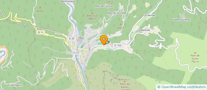 localisation de l'entreprise RANC DE BANES  SUMENE