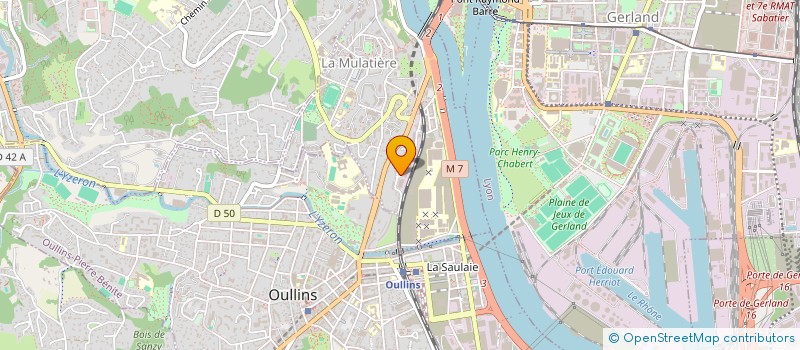 localisation de l'entreprise RANC & GENEVOIS CONSTRUCTION  LA MULATIERE