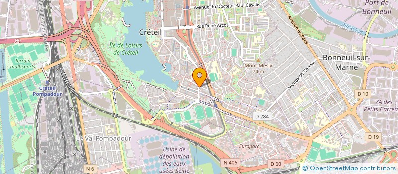 localisation de l'entreprise RANCA à CRETEIL