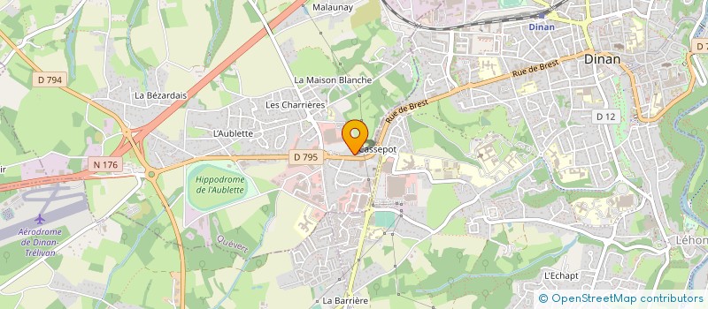 localisation de l'entreprise RANCE AUTO LOISIRS à DINAN