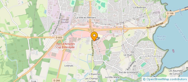 localisation de l'entreprise RANCE EMERAUDE  LA RICHARDAIS