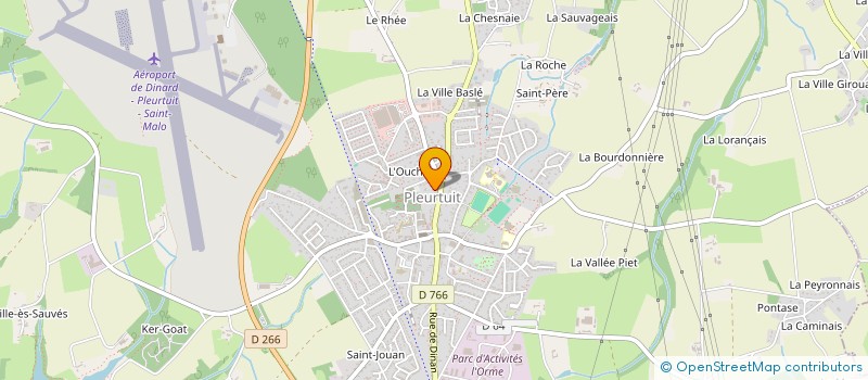 localisation de l'entreprise RANCE MEMORY 39-45  PLEURTUIT