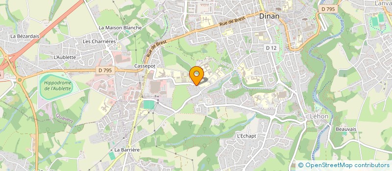 localisation de l'entreprise RANCE RENOVATION à DINAN