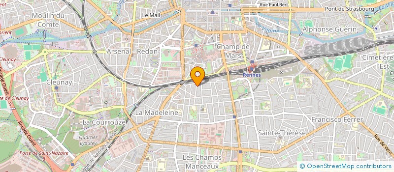 localisation de l'entreprise RANCE SALES  RENNES