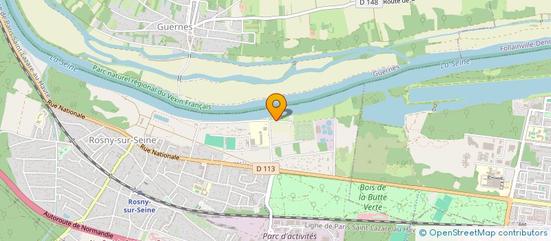 localisation de l'entreprise RANCH  ROSNY-SUR-SEINE