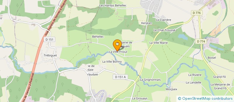 localisation de l'entreprise RANCH DE LA CLAIE  SAINT-MARCEL