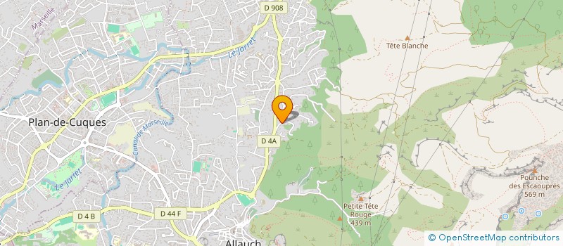 localisation de l'entreprise RANCH DU GARLABAN  ALLAUCH