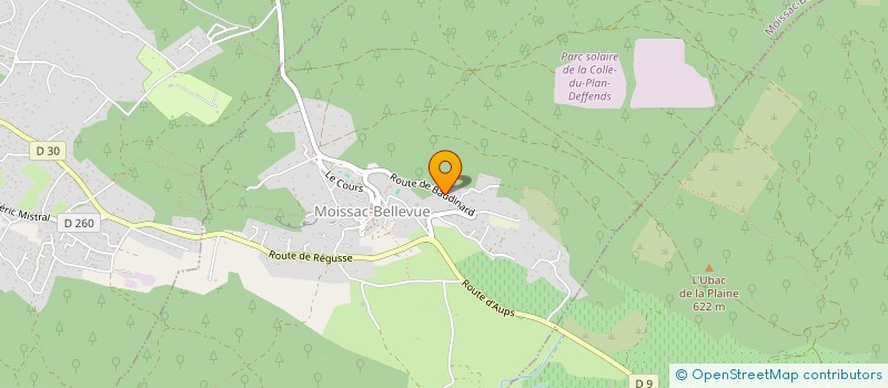 localisation de l'entreprise RANCH DU PUITS DU RIQUIER à REGUSSE