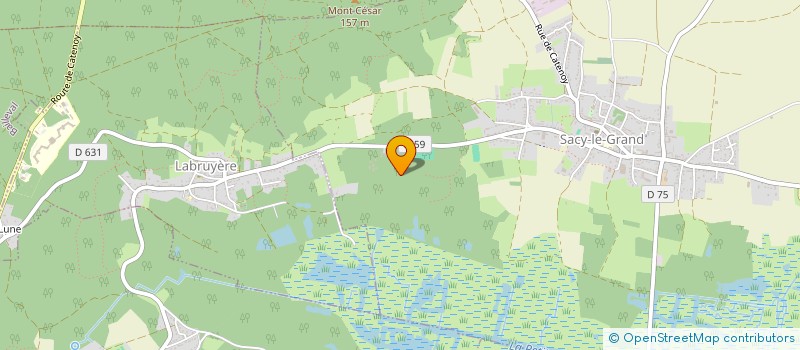 localisation de l'entreprise RANCH PF ASSOCIATION  SACY-LE-GRAND