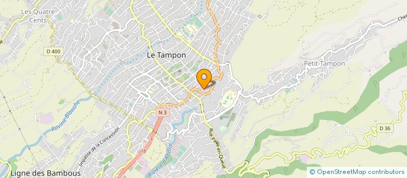 localisation de l'entreprise RANCH TAMARINA  LE TAMPON