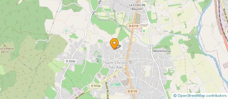 localisation de l'entreprise RANCHOUX BATIMENT  SAINT-CHRISTOL-LEZ-ALES