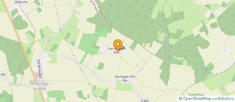 localisation de l'entreprise RANCOSSI  DHUYS ET MORIN-EN-BRIE