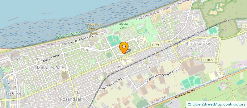 localisation de l'entreprise RANCOU à DUNKERQUE