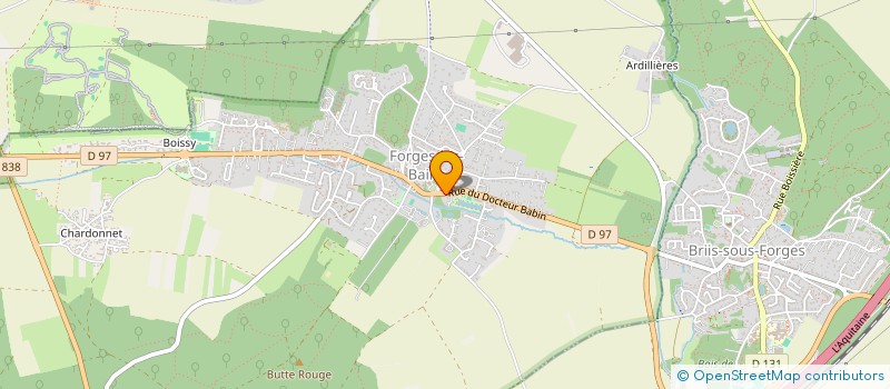 localisation de l'entreprise RAND'AU FEMININ  FORGES-LES-BAINS