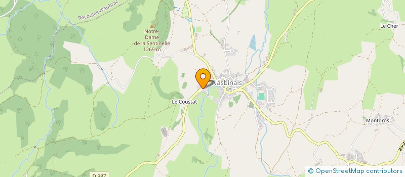 localisation de l'entreprise RAND'AUBRAC à NASBINALS