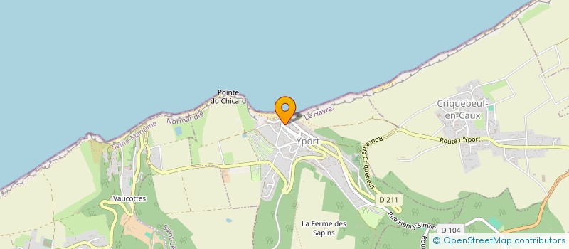 localisation de l'entreprise RAND'EAU EXPRESS' DES HAUTES FALAISES  YPORT