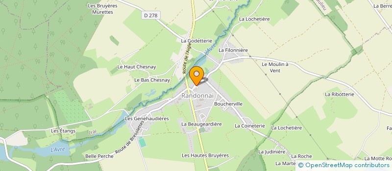 localisation de l'entreprise RAND-ELEC à TOUROUVRE AU PERCHE