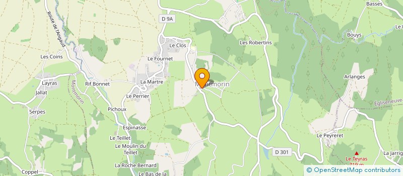 localisation de l'entreprise RAND'EZ VOUS WESTERN  MONTMORIN