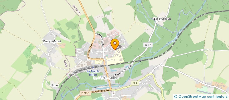 localisation de l'entreprise RAND'O LES RANDONNEURS DE L'OURCQ  LA FERTE-MILON