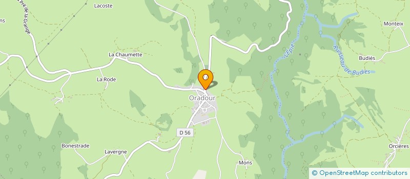 localisation de l'entreprise RAND'ORADOUR  NEUVEGLISE-SUR-TRUYERE