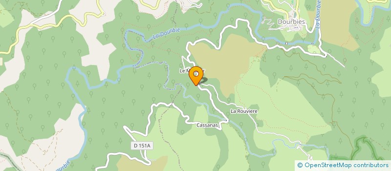 localisation de l'entreprise RANDALS BISON  LANUEJOLS