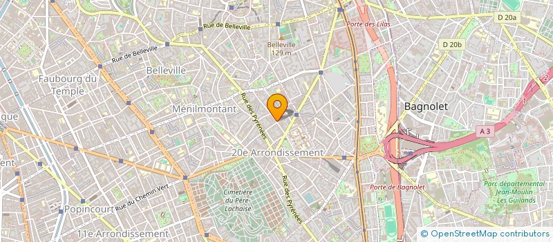 localisation de l'entreprise RANDAZZO COIFFURE  PARIS