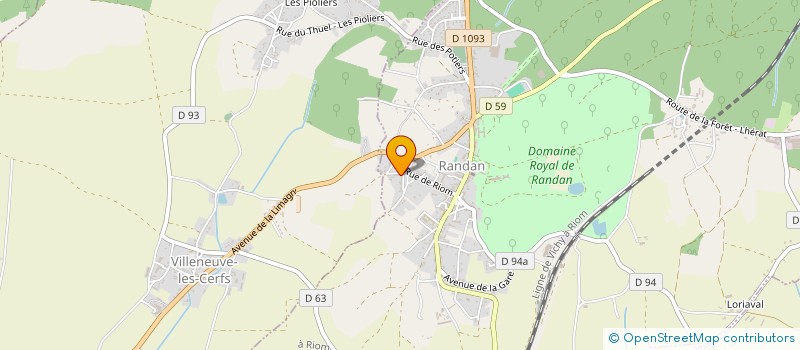 localisation de l'entreprise RANDECO à RANDAN