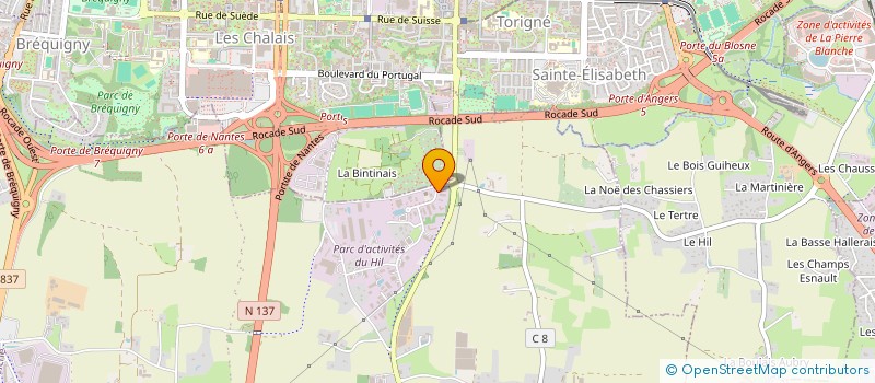 localisation de l'entreprise RANDGRIS SARL  NOYAL-CHATILLON-SUR-SEICHE