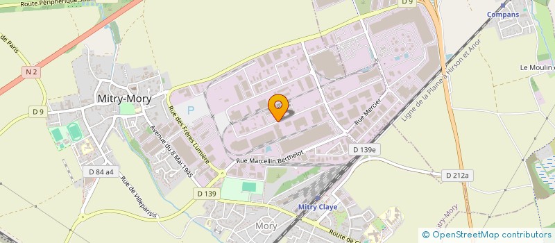 localisation de l'entreprise RANDINVEST SAS à MITRY-MORY