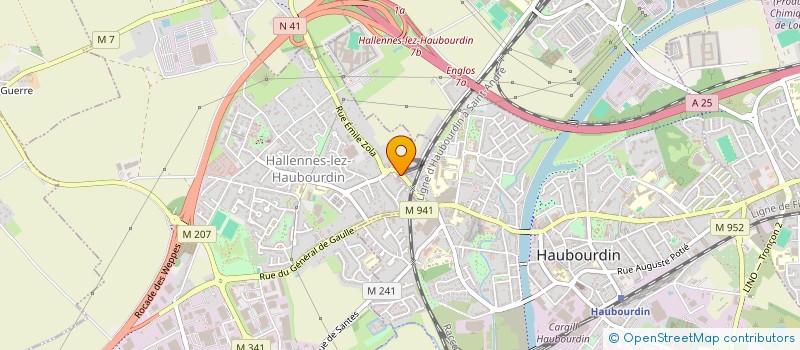 localisation de l'entreprise RANDO BIO DIVERSITE  HALLENNES-LEZ-HAUBOURDIN