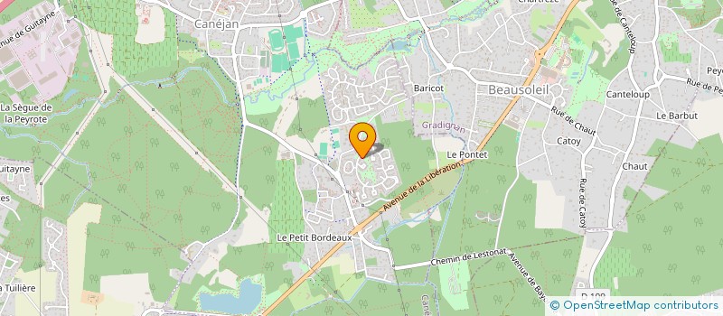 localisation de l'entreprise RANDO CANEJAN à CANEJAN