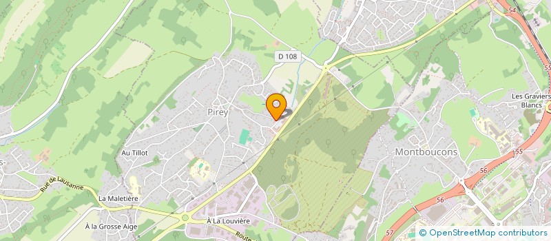 localisation de l'entreprise RANDO CAP 25 à PIREY