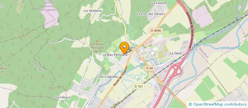 localisation de l'entreprise RANDO CHEZ NOUS  PEYRUIS