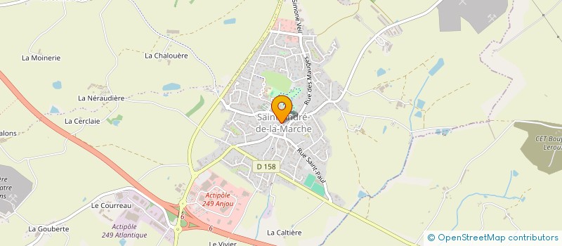 localisation de l'entreprise RANDO CLUB ANDREATAIN  SEVREMOINE