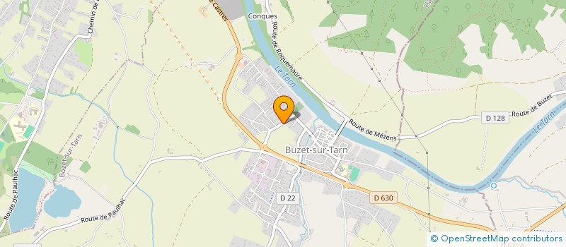 localisation de l'entreprise RANDO CLUB BUZETOIS (RCB) à BUZET-SUR-TARN