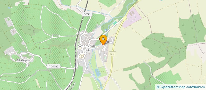 localisation de l'entreprise RANDO-CLUB V.T.T. DU VAL-D'OR  AVENAY-VAL-D'OR