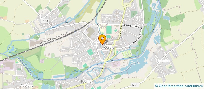 localisation de l'entreprise RANDO CORBEENNE à CORBIE
