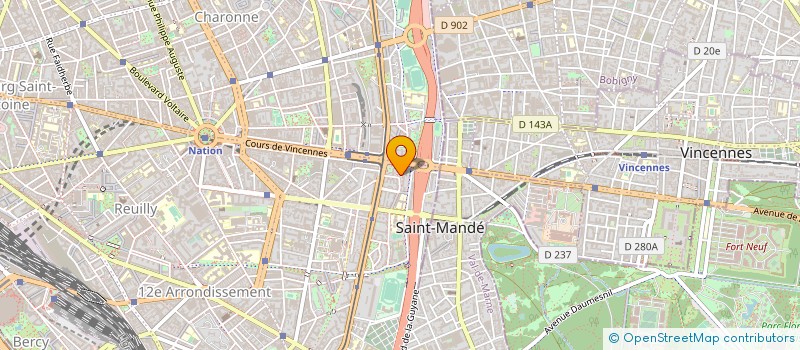 localisation de l'entreprise RANDO CYCLES à PARIS